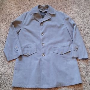 Vintage Boston Harbor Belt-less Rain Trench Coat